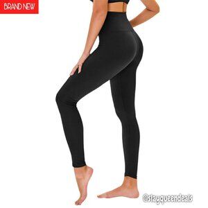 High Waisted Leggings Tummy Control Workout Yoga Pants with Pockets